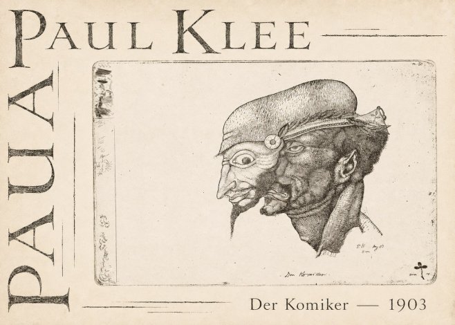 Paul Klee Der Komiker No3 - Affiche