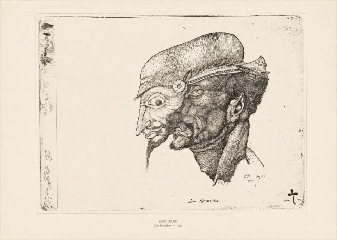 Paul Klee Der Komiker No6 - Affiche