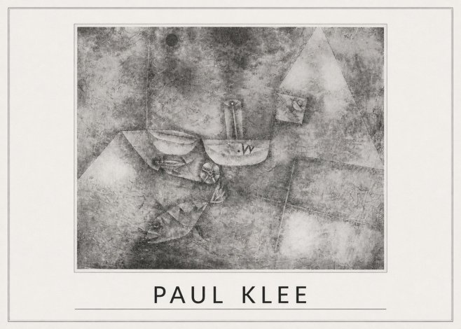 Paul Klee Boats at the Shore No5 - Affiche