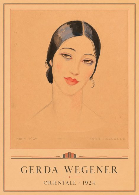 Gerda Wegener Orientale No1 - Affiche