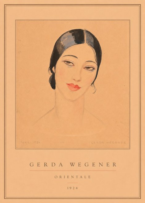 Gerda Wegener Orientale No5 - Affiche