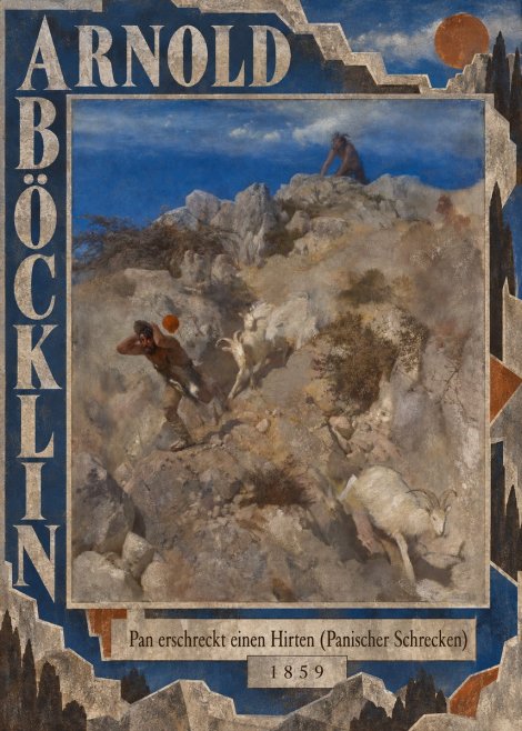 Arnold Böcklin Pan Erschreckt Einen Hirten (Panischer Schrecken) No5 - Affiche