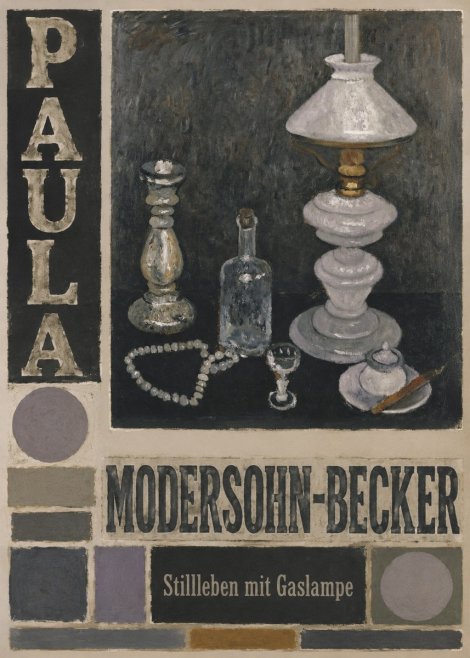 Paula Modersohn-Becker Stillleben Mit Gaslampe No3 - Affiche