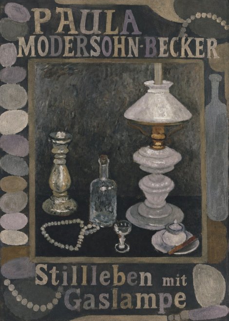 Paula Modersohn-Becker Stillleben Mit Gaslampe No5 - Affiche