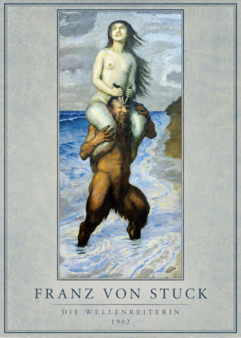 Franz von Stuck The Birth of Venus No4 - Affiche