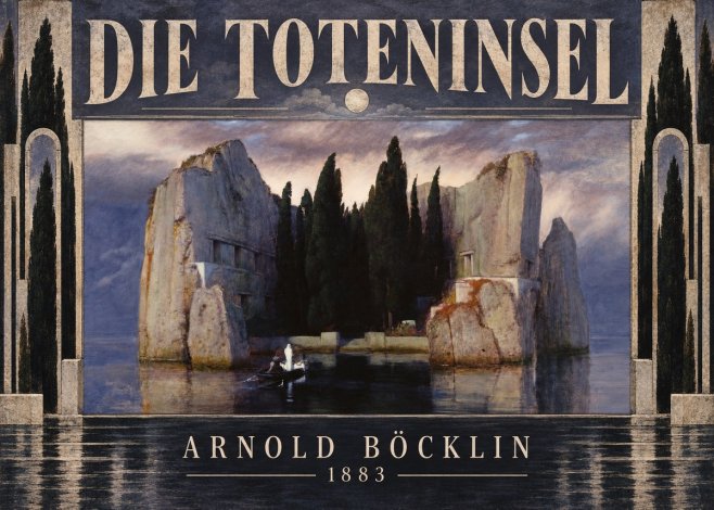 Arnold Böcklin Die Toteninsel V No5 - Affiche