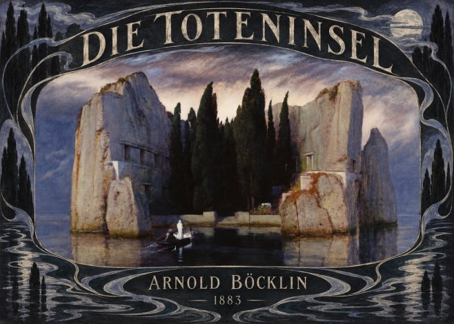 Arnold Böcklin Die Toteninsel V No6 - Affiche