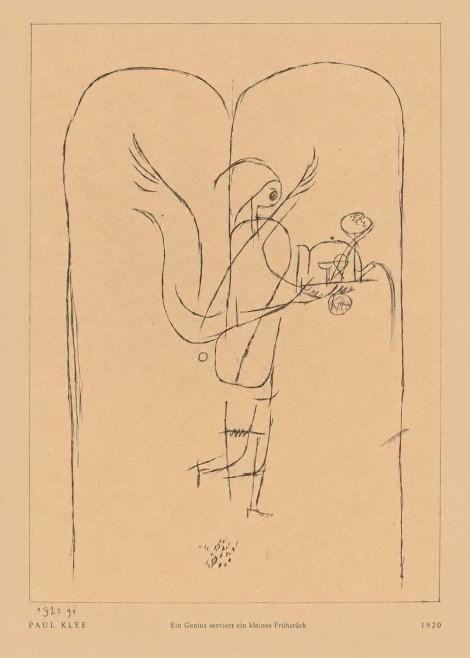 Paul Klee Ein Genius Serviert Ein Kleines Frühstück No5 - Affiche