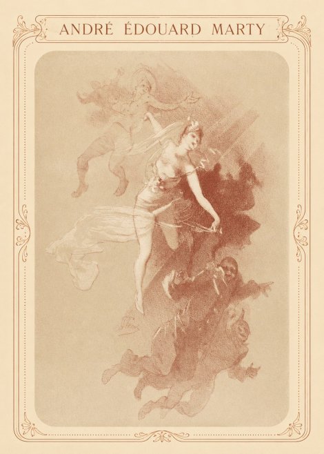André Édouard Marty The Dance No2 - Affiche