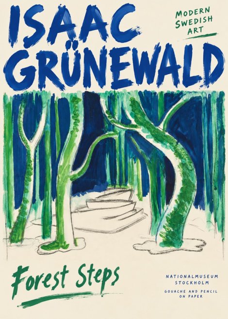 Isaac Grünewald Forest Path No6 - Affiche