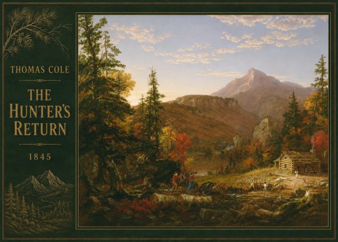 Thomas Cole The Hunter's Return II No4 - Affiche