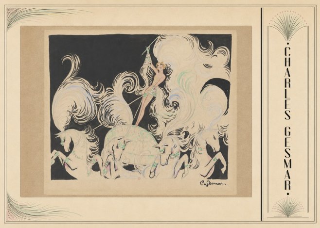 Charles Gesmar Art Deco Fantasy No3 - Affiche