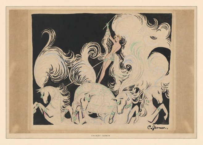 Charles Gesmar Art Deco Fantasy No6 - Affiche