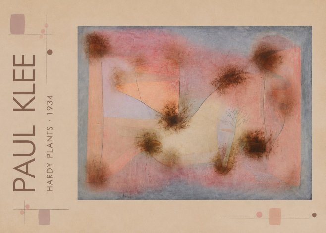 Paul Klee Hardy Plants II No2 - Affiche
