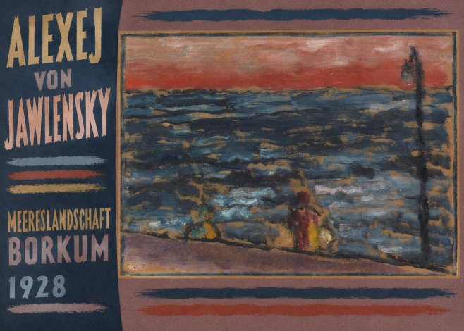 Alexej von Jawlensky Meereslandschaft Borkum No3 - Affiche