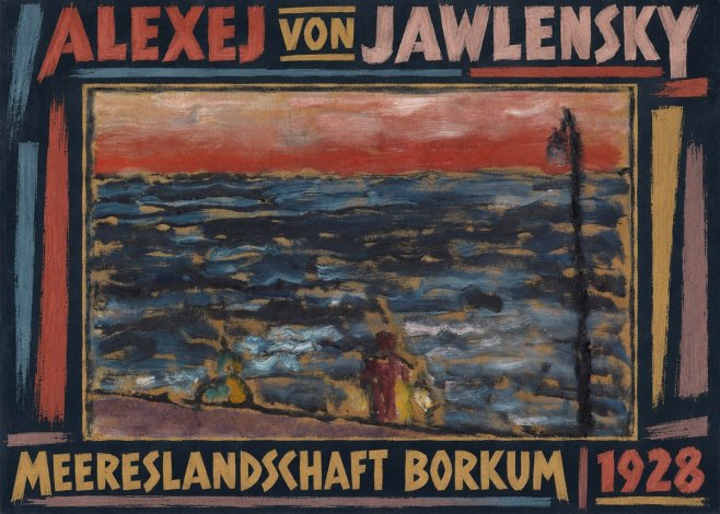 Alexej von Jawlensky Meereslandschaft Borkum No5 - Affiche