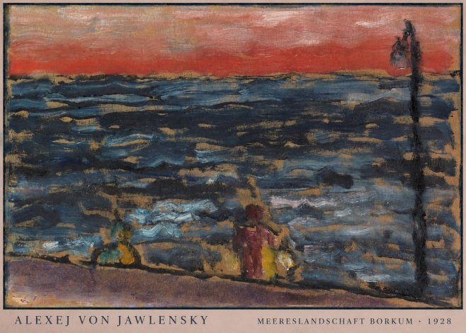 Alexej von Jawlensky Meereslandschaft Borkum No6 - Affiche
