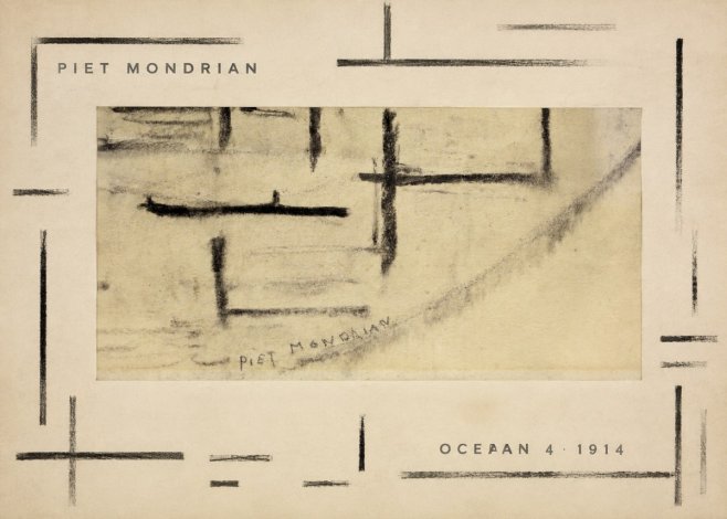 Piet Mondrian Ocean 4 No2 - Affiche