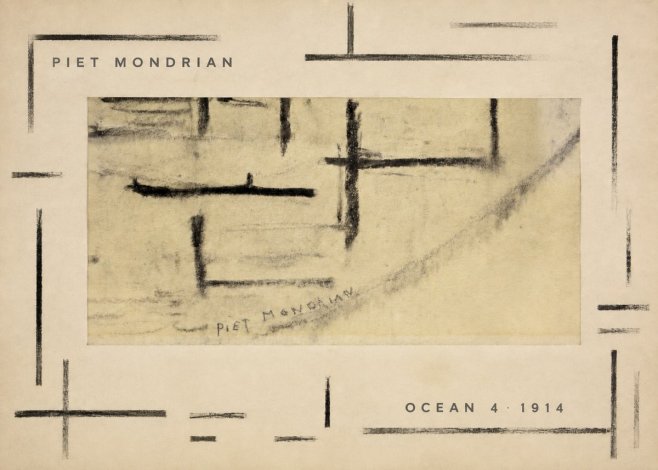 Piet Mondrian Ocean 4 No3 - Affiche