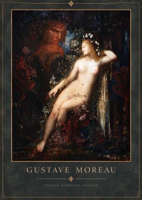Gustave Moreau Hélène No5 - Affiche