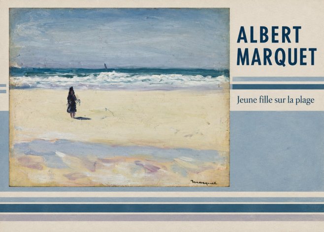 Albert Marquet Jeune Fille Sur La Plage No2 - Affiche