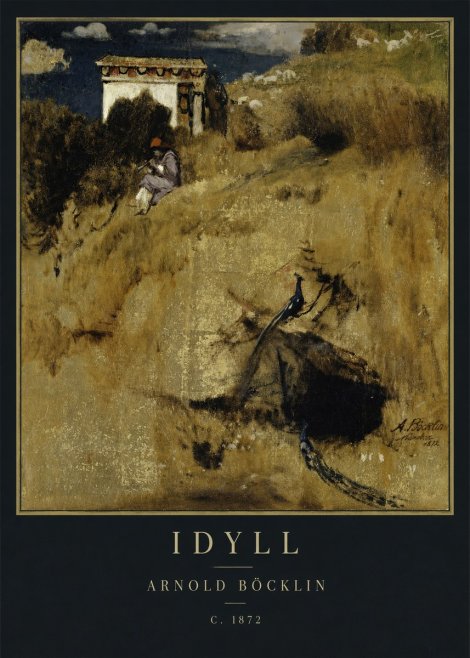 Arnold Böcklin Idyll - Fragment Eines Wandschirms No4 - Affiche