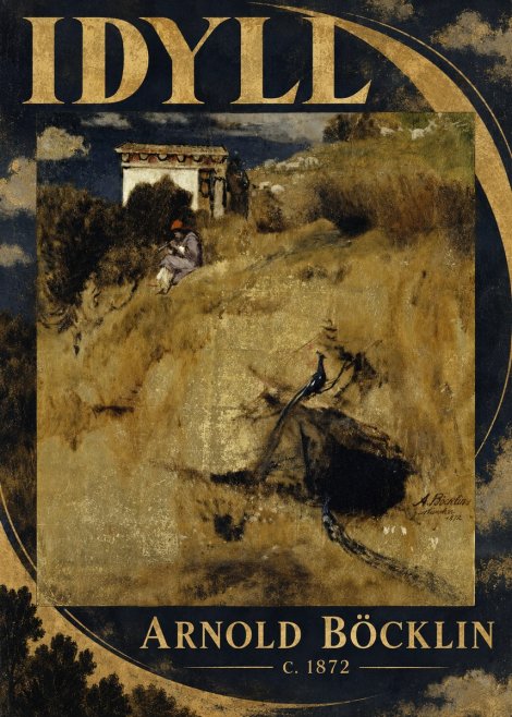 Arnold Böcklin Idyll - Fragment Eines Wandschirms No5 - Affiche