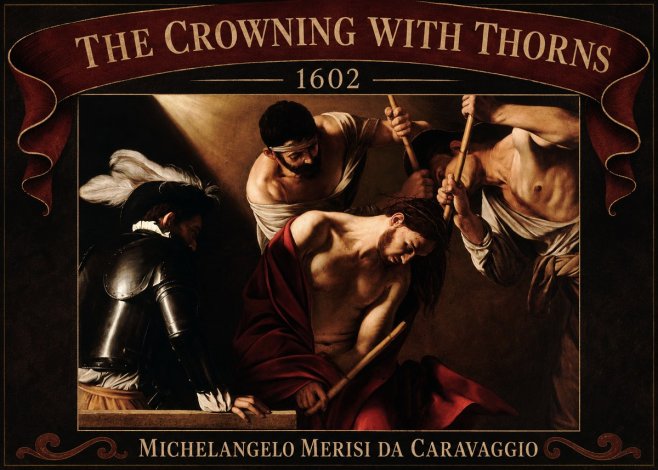 Michelangelo Merisi da Caravaggio The Crowning with Thorns II No4 - Affiche