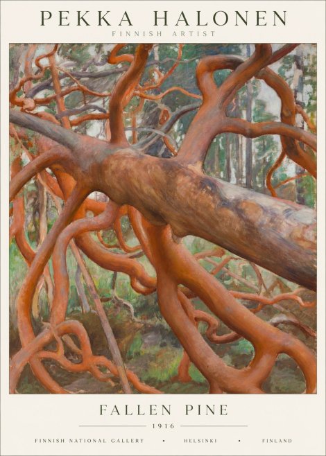 Pekka Halonen Fallen Pine No1 - Affiche