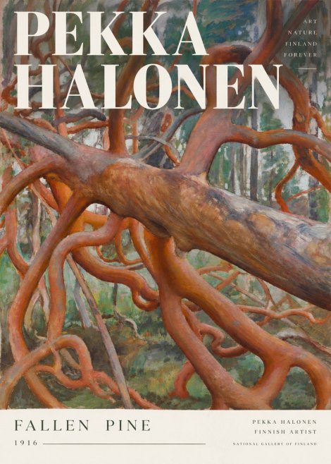 Pekka Halonen Fallen Pine No3 - Affiche