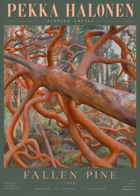 Pekka Halonen Fallen Pine No5 - Affiche