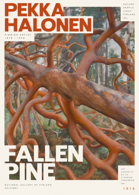 Pekka Halonen Fallen Pine No6 - Affiche
