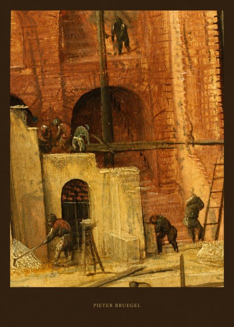 Pieter Bruegel The Tower of Babel XVI No6 - Affiche