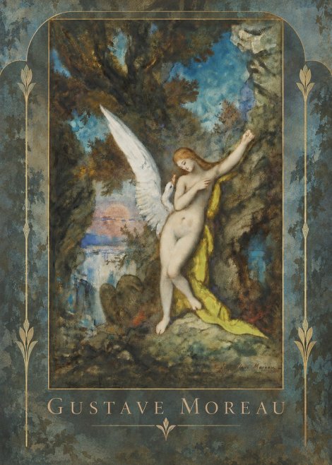 Gustave Moreau Leda and the Swan No6 - Affiche