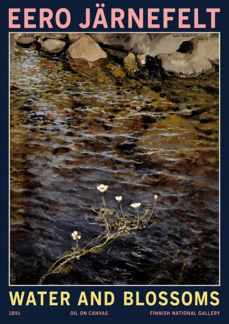 Eero Järnefelt Water and Blossoms No2 - Affiche