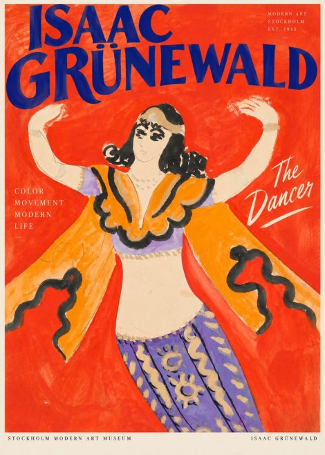 Isaac Grünewald The Dancer I No3 - Affiche