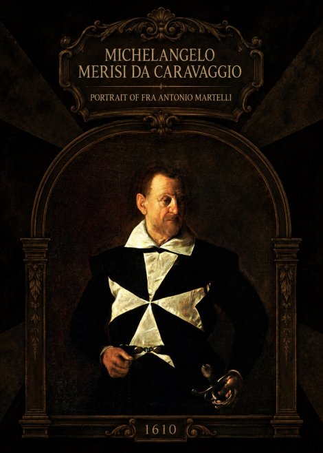 Michelangelo Merisi da Caravaggio Portrait of Fra Antonio Martelli No4 - Affiche