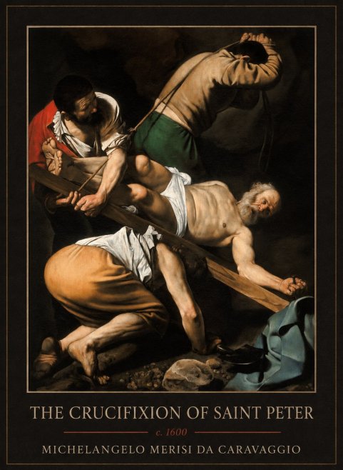 Michelangelo Merisi da Caravaggio The Crucifixion of Saint Peter IV No1 - Affiche