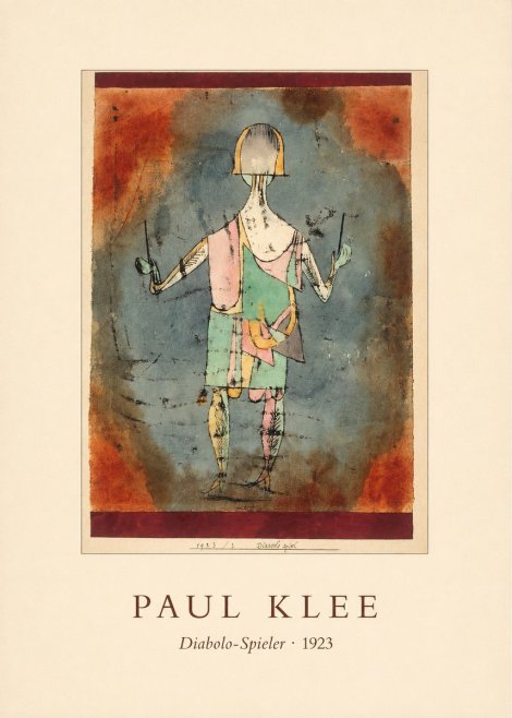 Paul Klee Diabolo-spieler No3 - Affiche