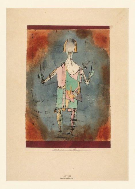 Paul Klee Diabolo-spieler No6 - Affiche