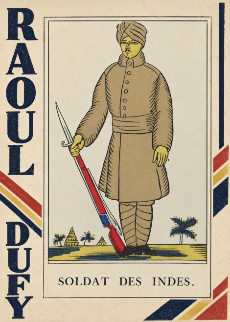 Raoul Dufy Soldat Des Indes. No4 - Affiche