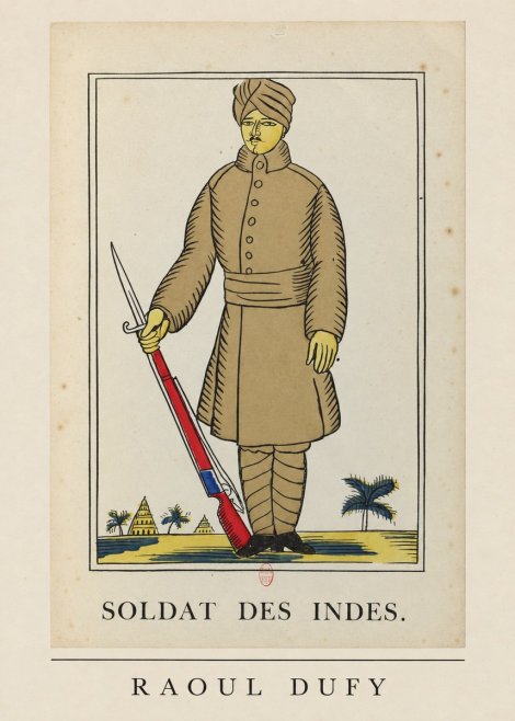 Raoul Dufy Soldat Des Indes. No6 - Affiche