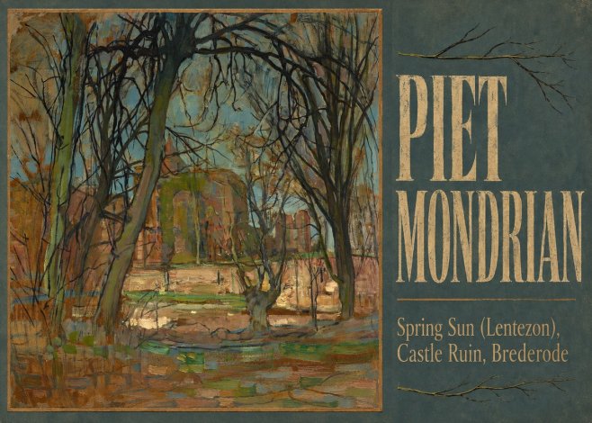 Piet Mondrian Spring Sun (Lentezon), Castle Ruin, Brederode No5 - Affiche