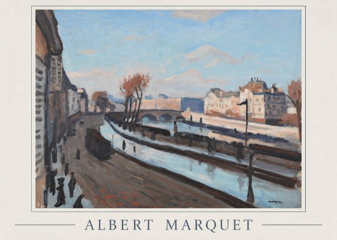 Albert Marquet Le Pont-neuf No1 - Affiche