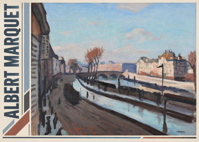 Albert Marquet Le Pont-neuf No2 - Affiche