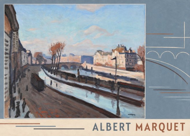 Albert Marquet Le Pont-neuf No4 - Affiche