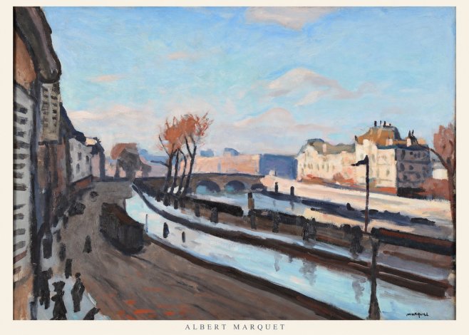 Albert Marquet Le Pont-neuf No6 - Affiche