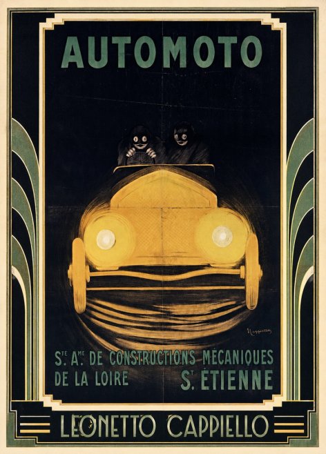 Leonetto Cappiello Automoto No1 - Affiche