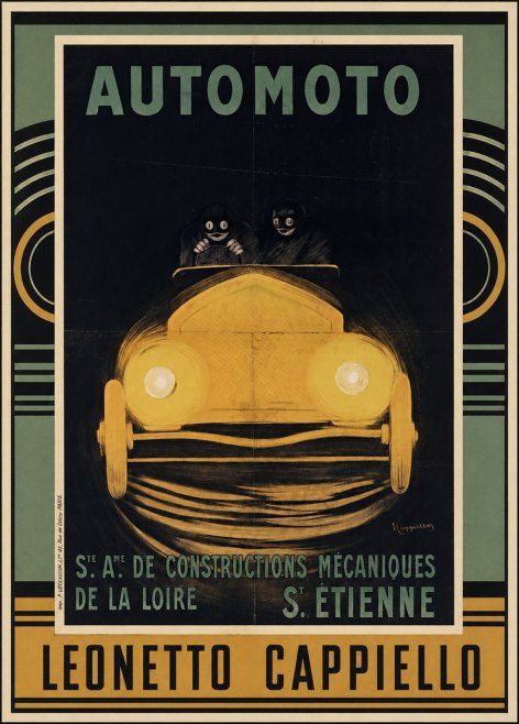 Leonetto Cappiello Automoto No3 - Affiche