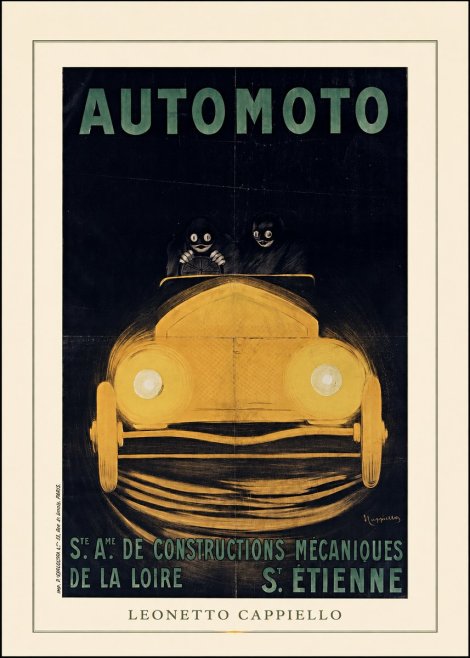 Leonetto Cappiello Automoto No4 - Affiche